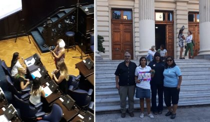 “Parlamento de mujeres”: las trabajadoras de PepsiCo en lucha hicieron escuchar su voz