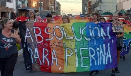 Arrancó el juicio contra Pierina Nochetti, acusada de pintar un grafiti por Tehuel de la Torre