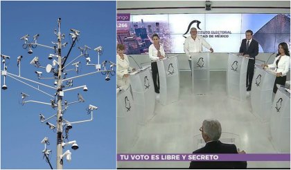 Cámaras de vigilancia, la gran coincidencia en debate de candidatos capitalinos