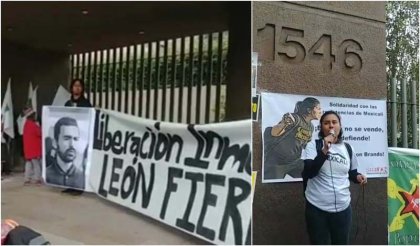 Libertad a León Fierro, defensor del derecho al agua, exigen en mitin