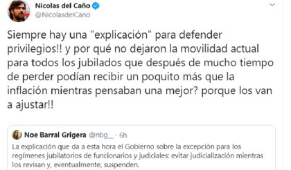 Del Caño fue quien más movilizó la conversación en Twitter sobre la Ley de Emergencia