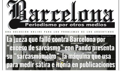 El Sipreba rechazó el fallo contra la Revista Barcelona 