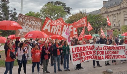 Con paros y movilizaciones, se impuso la libertad de los presos detenidos por el Gobierno de Pullaro