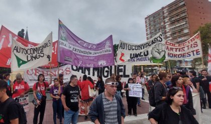 Ruidazo educativo: más de 600 personas en defensa de la educación pública