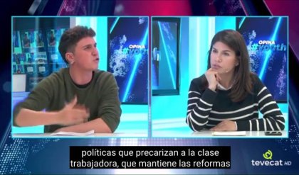 Pablo Castilla, Contracorriente, defiende las manis de Vallecas y desmonta el discurso de Vox - YouTube