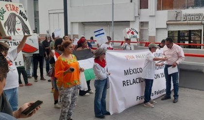 Nueva manifestación por Palestina en Ciudad Juárez