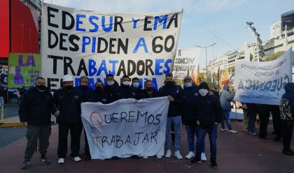 Just: “Nuestra lucha va a seguir hasta que nos devuelvan nuestros puestos de trabajo”