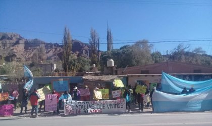 Tilcara: El Gobierno de Jujuy amenaza con desalojar a familias de dos barrios