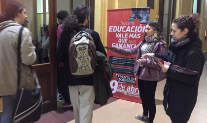 Colegio Mariano Acosta: "Acá no se puede hacer política partidaria"