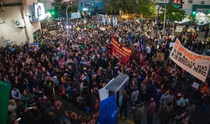 ¡Ni un ajuste más, ni un derecho menos!. Historica movilización en San Luis en defensa de la educación pública