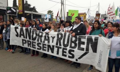 A un año del crimen social de Moreno: Sandra y Rubén, no nos resignamos