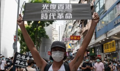 Miles tomaron las calles de Hong Kong contra la ley de seguridad nacional china