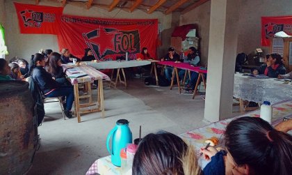 Encuentro y debate con referentes del Frente de Organizaciones en Lucha