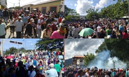 Pobladas en Urariche y Chivacoa, Yaracuy, cansados de tanta miseria y por colapso de servicios públicos