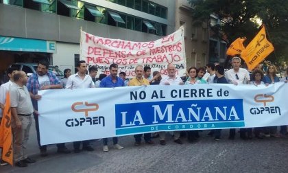 Laura Vilches aportó $15.000 al fondo de lucha de los trabajadores del diario La Mañana de Córdoba