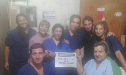 Trabajadores del Hospital Gandulfo se solidarizan con los despedidos del Posadas y se suman a la jornada de lucha