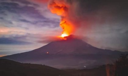 Las espectaculares imágenes de la erupción del Popocatépetl