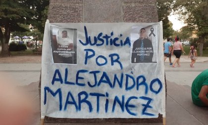 Ratifican juicio oral y público a nueve policías por matar a Alejandro Martínez en San Clemente