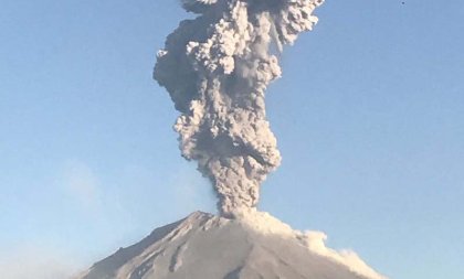 Popocatépetl: se reportan 61 exhalaciones, una explosión y dos sismos 