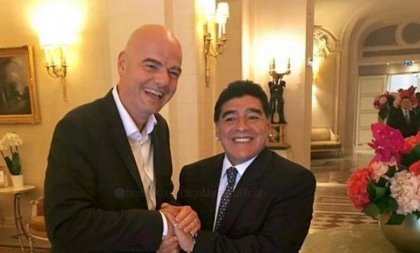 Maradona y la FIFA: ayer odio, hoy colaboración