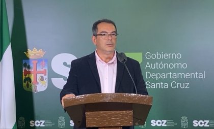 Posesionan a Mario Aguilera como Gobernador de Santa Cruz