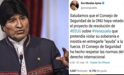 Evo Morales ante la crisis venezolana: ¿negociar o enfrentar al imperialismo?