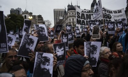 Santiago Maldonado: organismos de derechos humanos harán un acto en Plaza de Mayo