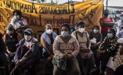 Las luchas de la clase obrera no tienen fronteras. Saludos a las obreras de Florenzi, El Salvador