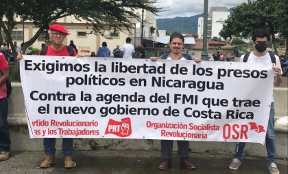 Continúa la campaña por libertad para las y los presos políticos en Nicaragua