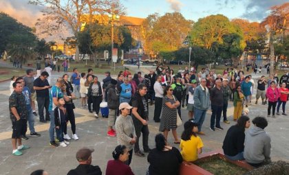 Vecinas y vecinos de Guadalupe protestan por grave problema de contaminación del agua