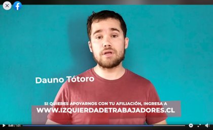 [VIDEO]: Ante el intento de censura en los hechos de cara al proceso constituyente, ¡apoya con tu firma!