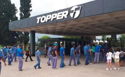 Topper paraliza la producción en Tucumán y licencia a 1.200 trabajadores