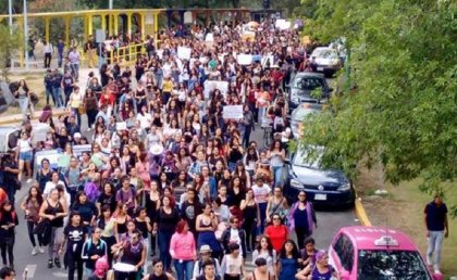 No callaremos, por Lesvy y todas las mujeres asesinadas ¡No fue suicidio, fue feminicidio!