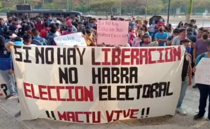 ¡En defensa de las normales rurales! ¡Libertad incondicional a los estudiantes de Mactumatzá!