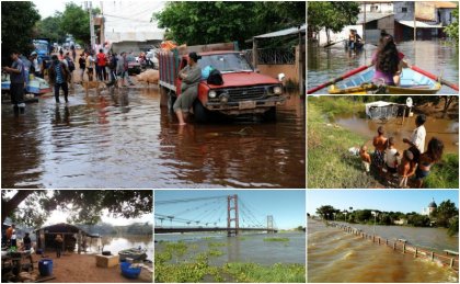 El litoral vive la inundación más grande de los últimos treinta años