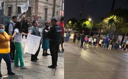 CDMX: Protestan vecinos en Avenida Revolución por falta de agua