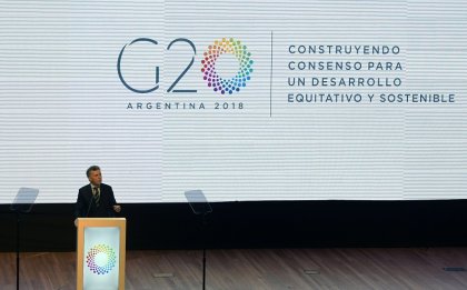 Se reúne el G20 bajo la presidencia de Argentina atravesada por la crisis 