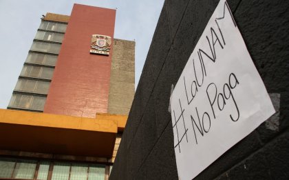 Falso que estén cubiertos al 100% los pagos en la UNAM