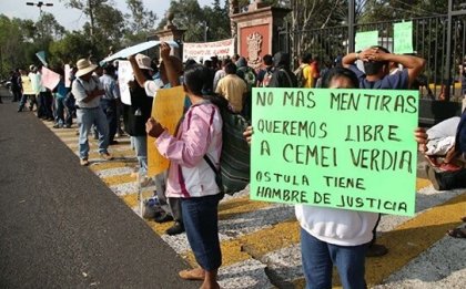 Libre Cemeí Verdía, líder de las autodefensas de Aquila