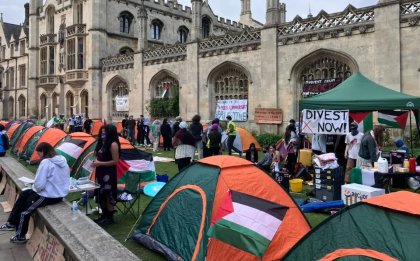 Oxford por Palestina: "No hay universidad más cómplice de la violencia, el despojo y el colonialismo”