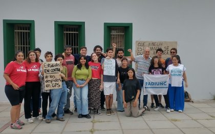 Educación Pública. Acción estudiantil en la UNCuyo contra el ajuste en la Universidad