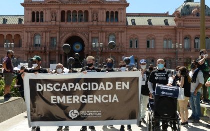 "La discapacidad en emergencia": movilización al Obelisco y en distintas ciudades del país