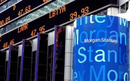 Wall Street empezó la semana con leve suba a pesar del desplome de Morgan Stanley