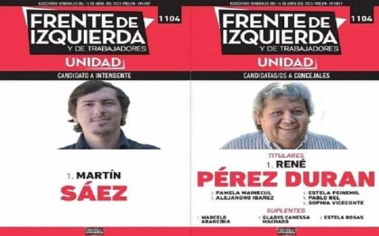 Elecciones en Trelew: conocé las propuestas y candidatos del Frente de Izquierda