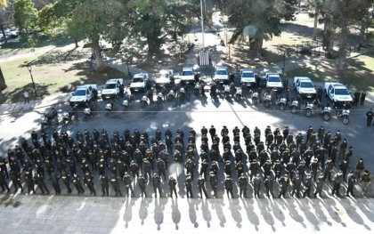 Kicillof manda más policías a los barrios del Conurbano bonaerense