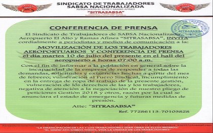 Trabajadoras y trabajadores de SABSA en lucha por demandas desatendidas 