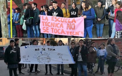 La escuela técnica no se toca