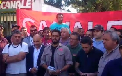 Trabajadores de Canale resisten el cierre - YouTube