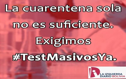 Gravísimo: en Bolivia Áñez y sus ministros restringen acceso a test