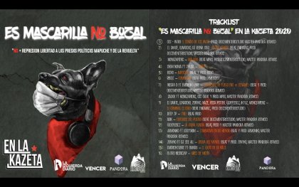 "Es mascarilla no bozal": más de 15 artistas lanzan hoy 18O disco de rap antirrepresivo